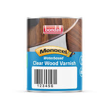 Bondall Monocel 250ml Gloss Waterbased Clear Wood Varnish