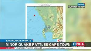 Encanews A Light 3 5 Magnitude Earthquake Rattled Parts Of Cape Town Early This Morning Facebook