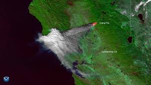 Intuitive fred888: pictures of Camp Fire from the Sky