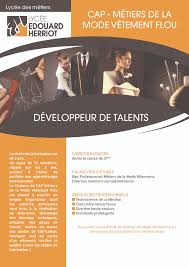 Cap Metiers De La Mode Vetement Flou Lycee Edouard Herriot