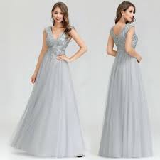 Us Ever Pretty Double V Neck Beaded Evening Party Dresses Cocktail Prom Gowns Ball Gowns Wedding Formal Dresses For Weddings Ball Gown Dresses