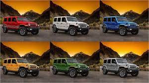 Build your own 2020 jeep wrangler on autoguide.com. 2020 Jeep Wrangler Unlimited Colors