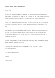 Sample Complaint Letter To Hotel Manager How To Write A Complaint Letter To Hotel Manager Download This Sample Complain Hotel Management Lettering Templates