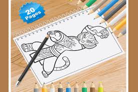 In this coloring page you will find panda po, master shifu and the furious five. 20 Kung Fu Panda Coloring Pages Mash Ie