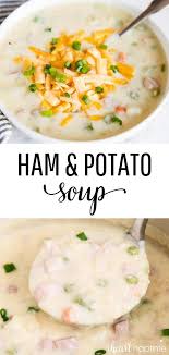Creamy Ham And Potato Soup Just 30 Minutes I Heart Naptime Recipe Ham And Potato Soup Potato Soup Recipes