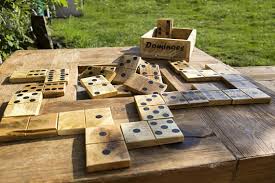 Wooden Dominoes Giant Family Game Garden Party Game Yard Etsy Outdoor Wedding Games Garden Party Games Garden Games