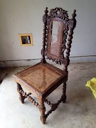 Before 1850 S Oak Barley Twist Chair Barley Twist Furniture Carved Chairs Antique Chairs