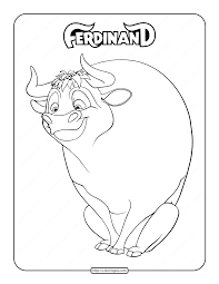 Disney coloring pages, movie coloring pages / by aiza. Ferdinand Coloring Page