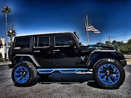 Black And Blue Wheels For Jeep Wrangler Jeep Wrangler Jk Unlimited Grumper Custom Black N Blue Leather Hardtop Jeep Wrangler Jeep Wrangler Jk Jeep