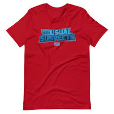 It's like the trivia that plays before the movie starts at the theater, but waaaaaaay longer. Skybound Schmoedown The Usual Suspects Short Sleeve Unisex T Shirt