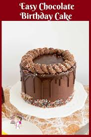 This Is The Best Homemade Chocolate Birthday Cake That S Perfect For A Birthday Cake Recipe Homemade Birthday Cake Chocolate Chocolate Birthday Cake Decoration