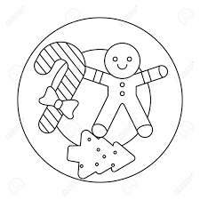 Download christmas cookies stock vectors. Plate With Christmas Cookies Icon Over White Background Vector Royalty Free Cliparts Vectors And Stock Illustration Image 87444327