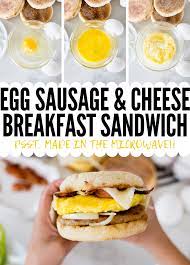 Microwave Breakfast Sandwich Cooking With Karli Microwave Breakfast Healthy Breakfast Recipes Easy Healthy Breakfast Recipes