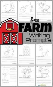 free printable farm writing prompts for kids