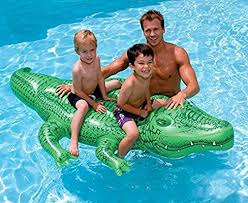 Intex 58546np Aufblasbares Reittier Schwimmtier Badetier Quot Kleines Krokodil Quot In Ca 168 X 86 Cm Mit Intex Inflatable Pool Floats Inflatable Pool