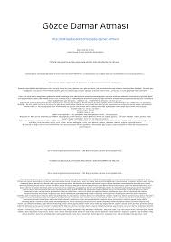 Gozde Damar Atmasi Bitkiseldestek Com