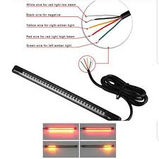 Flex Led Taillight And Blinker Strip For Subcage