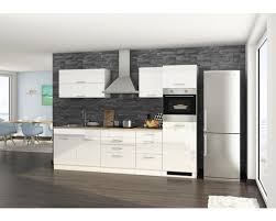 Cuisine Complete Held Mobel Mailand Blanc A Haute Brillance 290 Cm Equipee Hornbach Luxembourg