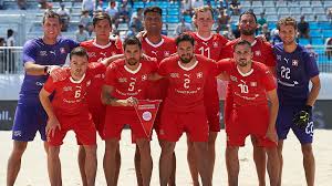 Der grund für die niederlage? Schweizerischer Fussballverband Beach Soccer Schweizer Manner Streben Die Wm Teilnahme An