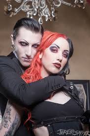 Chris Motionless And Ash Costello New Years Day Band Motionless In White Angel Eyes