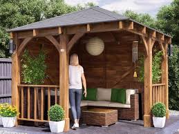 The possibilities are endless, limited only by your imagination. 11x11 Centaur Chunky Corner Gazebo From The Shed Factory Ireland