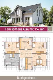 Familienhaus Grundriss 157 M 6 Zimmer Dachgeschoss Dachgeschoss Diele Familienhaus Grundriss Family House Carriage House Plans House Floor Plans