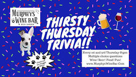 Thirsty Thursday @ Murphys Wine Bar and Beer Garden