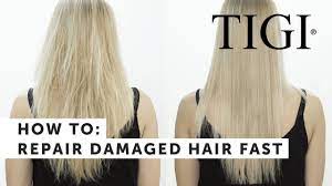 Find a hair and styling salon you can trust at a reputable place in your neighborhood or near work. How To Repair Severely Damaged Hair Fast Tigi Copyright Sos Treatment Tigi Copyright Youtube
