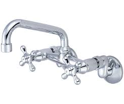 premium two handle wall mount faucet