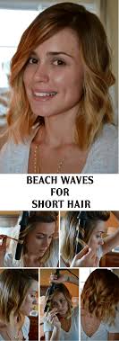 Beach wavy hairstyle for short hair. 10 Wavy Hairstyles You Can Try