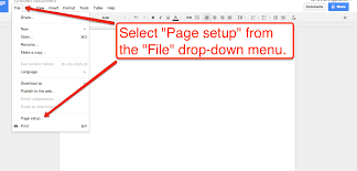 How To Create Google Documents With A Landscape Orientation Google Documents Apps For Teachers Instructional Technology