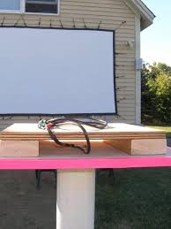 You can use the kodak luma 75 for your backyard theater, on the ceiling of your hotel. How To Set Up Your Own Outdoor Home Theater Digital Trends