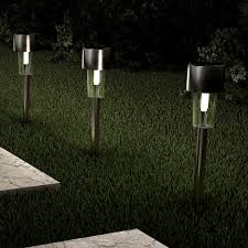 Get solar lights now · get high brightness light · one stop solution Solar Path Lights 12 2 Stainless Steel Set Of 12 Pure Garden N A Overstock 23556486