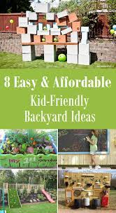 8 Easy Affordable Kid Friendly Backyard Ideas Coupons Com Kid Friendly Backyard Backyard Playground Backyard Play