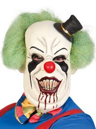 Lucha libre masks are excellent for sporting events, costume parties, wedding favors, children's parties, halloween costumes and overall wholesome fun! Psycho Clown Halloween Mask White Multicoloured Deguise Toi Achat De Masques