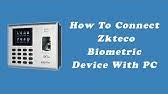 Tcp/ip and usb host make data management extremely easy. How To Connection Zkteco K40 With Access Control Lock Youtube