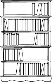 It is usually made out of wood…however, it can be made out of other material as well. Bookshelf Bookshelf Picture Coloring Pages Bookshelf Picture Coloring Pagesfull Size Image Coloring Pages Bookshelves Art And Craft Images