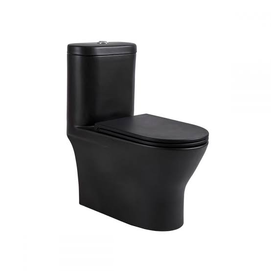 ชักโครกชิ้นเดียว รุ่น AQ 9999-BLACK  3/6ลิตร สีดำ Rasland