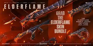 See old and new collections and bundles, variants and more. Valorant On Twitter Get Into The Fire Before It S Gone The Elderflame Bundle Leaves The Store July 22nd
