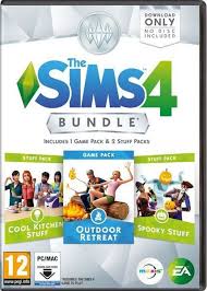 The Sims 4 Dlc Bundle Pack 2 Outdoor Retreat Cool Kitchen Spooky Stuff Pc Game Download Key Global Sims 4 Bundle Sims 4 Sims