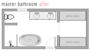Bathroom closet combo is one images from most popular bathroom closet ideas of home living now photos gallery. Our Bathroom Reno The Floor Plan Tile Picks Young House Love