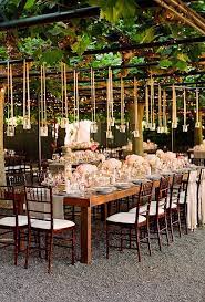 Real Weddings Romantic Wedding Venue Hanging Wedding Decorations Wine Country Wedding