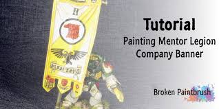 Tutorial Painting Custom Space Marine Banner For Mentors