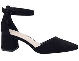 Awesome Greatonu Party Dress Pump Adorable Low Block Heel Closed Toe Chunky Sandals Black Block Heel Sandals Closed Toe Block Heels Dress Shoes Womens