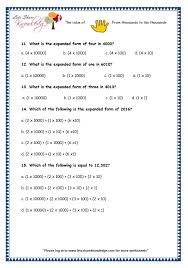 grade 3 maths worksheets 5 digit numbers 2 2 expanded form of 4 and 5 digit numbers lets share knowledge