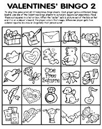 Color pictures of romantic hearts, cupids, flowers & gifts, teddy bears and more! Valentines Bingo 2 Coloring Page Crayola Com