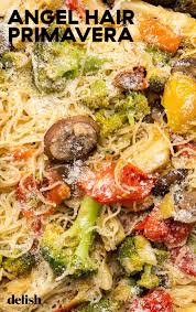 Angel Hair Primavera Will Make You Believe It S Spring Outside Recipe Pasta Primavera Recipe Easy Pasta Recipes Recipes