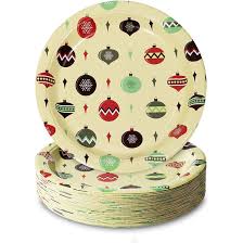 Retro check eat drink party plate 1524537. Lshuigen Party Paper Plates 50 Pack Disposable Paper Plates Christmas Party Supplies Christmas Ornament Design Dinner Plates Wayfair