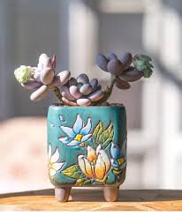 Square Flower Pot Succulent Planter Ceramic Planter Simple Etsy In 2020 Flower Pots Handmade Ceramic Planters Succulent Pots