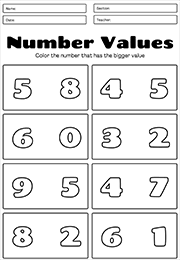Find printable alphabet letter patterns, blank chore charts, and coloring pages for kids. Reception Maths Worksheets Pdf